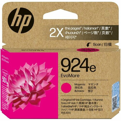 HP #924e EvoMore Magenta Ink 4K0V8NA OEM