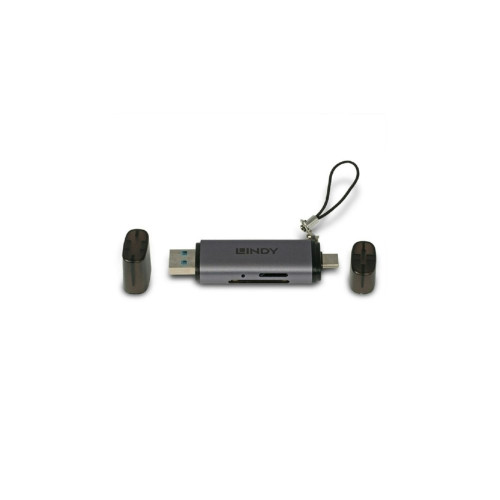 Lindy USBC/A SD Card Reader