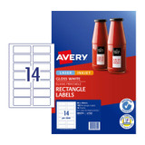 Avery Labels Rect L7123 14Up Packet of 10
