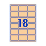 Avery Labels Rect Brn L7110 Packet of 270