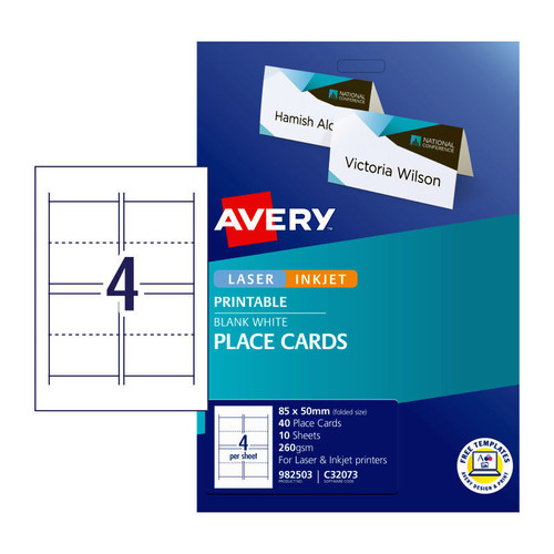 AveryLabels Fold C32073 50mm Packet of 10