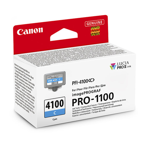Canon PFI4100 Cyan Ink Cartridge OEM