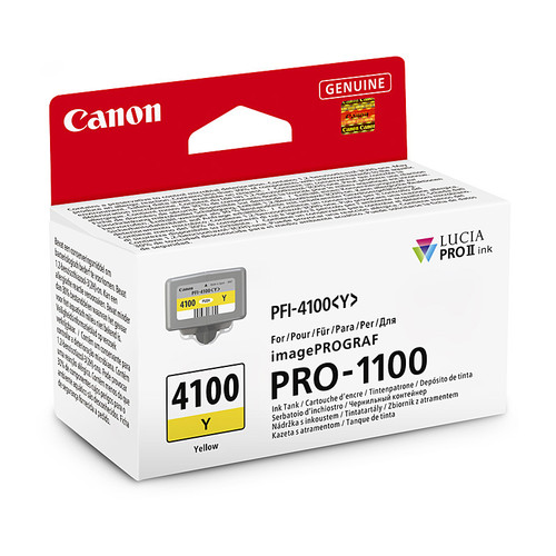Canon PFI4100 Yellow Ink Cartridge OEM
