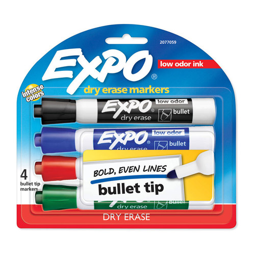 ExpoW/B Marker Blt Ast Packet of 4 Boxes X 6