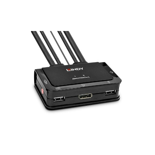 Lindy 2 Port DP 1.2 KVM Switch