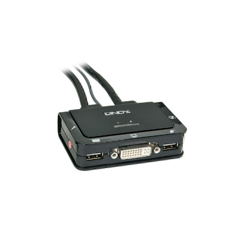 Lindy 2 Port DVI KVM Switch