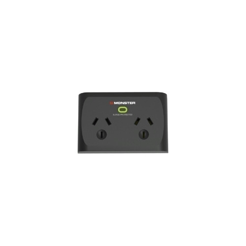 Monster 2-Port Surge Black