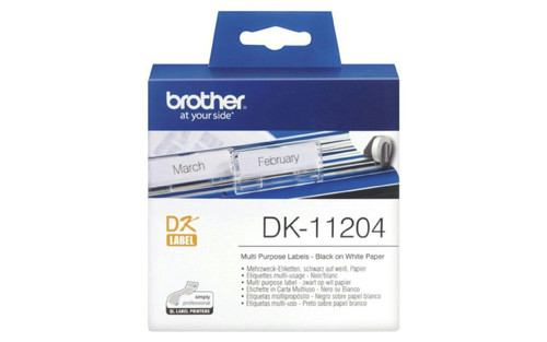 Brother DK11204 White Label