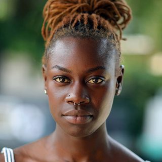 Headshot of Mariéme Diouf looking directly at the camera.