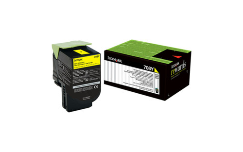 Lexmark 708Y Yellow Toner OEM