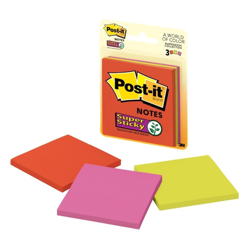 Post-It S S Note 3321-SSAN Packet of 3 Boxes X 6