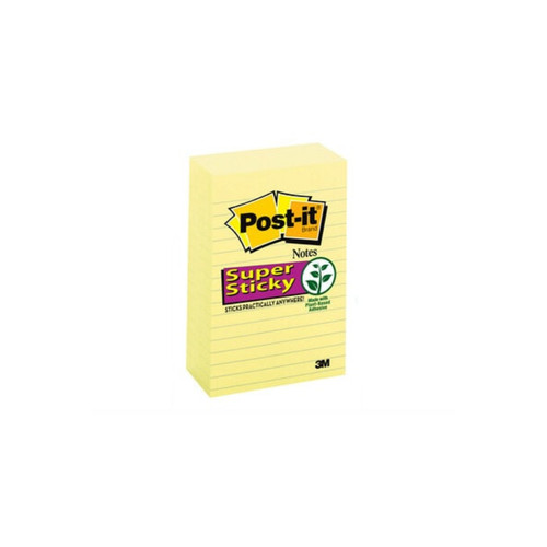 Post-It S/S 660-5SSCY Lined Yw Packet of 5
