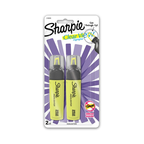Sharpie C/V Hiltr Tank Yellow Packet of 2 Boxes X 6
