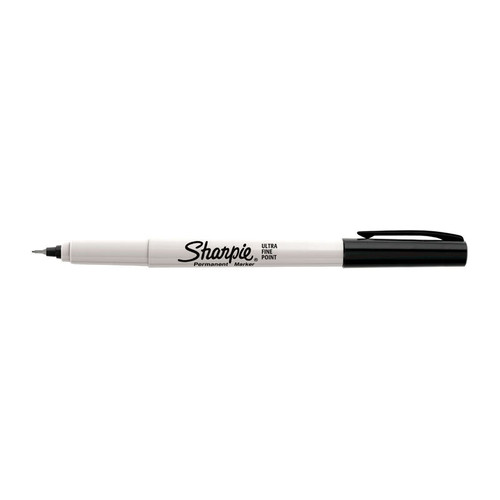 Sharpie Ultra FP Perm Mrkr Black Packet of 12