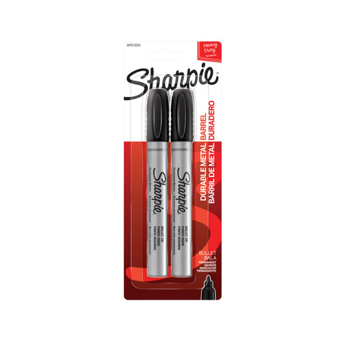Sharpie Metal Bullet Packet of 2 Black
