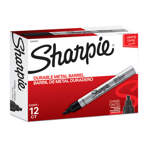 Sharpie Metl PermMarker CT Black Boxes X 12