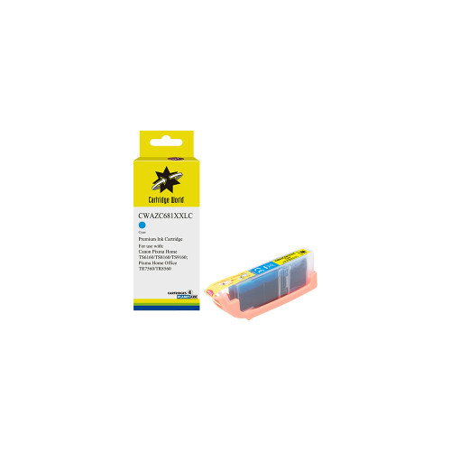 Cartridge World Canon CLI-681XXLC Cyan Ink Cartridge